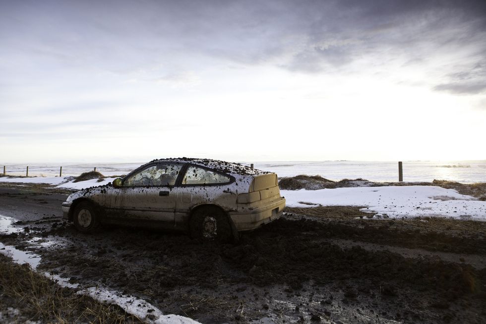 dirty car