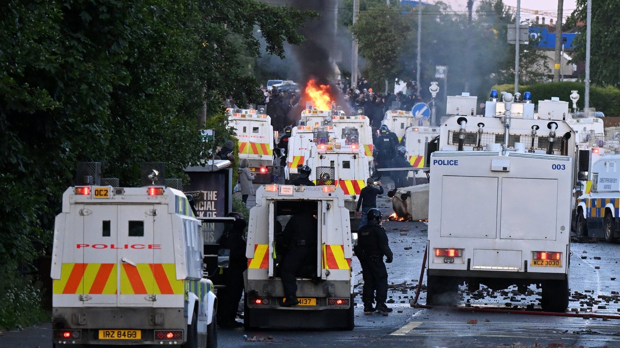 Disorder is erupting across Northern Ireland