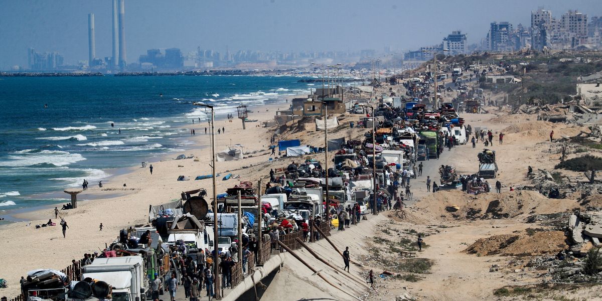 NextImg:Palestinian children flown to Britain from Gaza for urgent NHS medical treatment