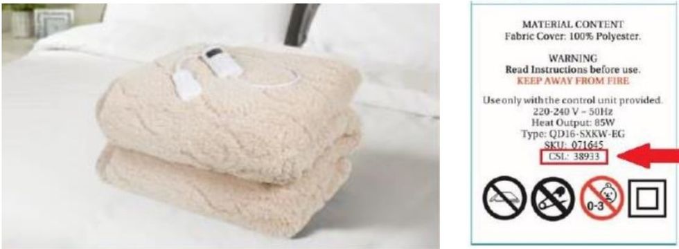 Divante Teddy Sherpa Electric Throw (Natural)