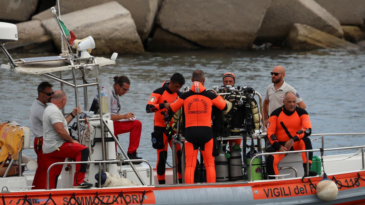 Divers in Sicily