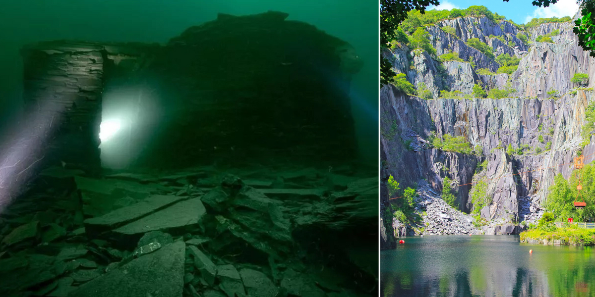 NextImg:Historic flooded Welsh quarry to be brought back to life as 'world's first underwater museum' set to open