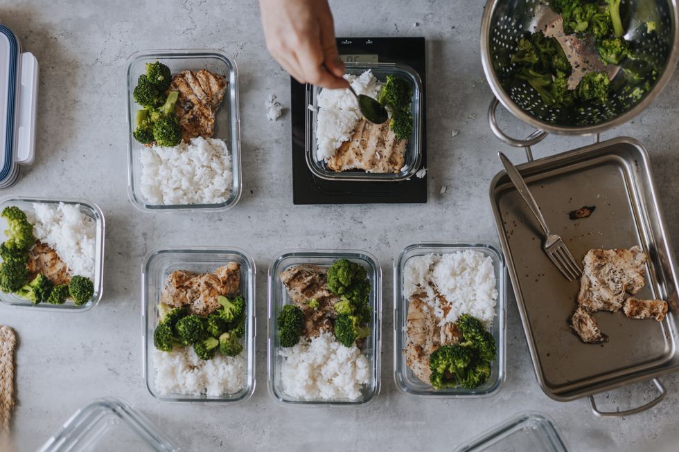 Doing meal prep