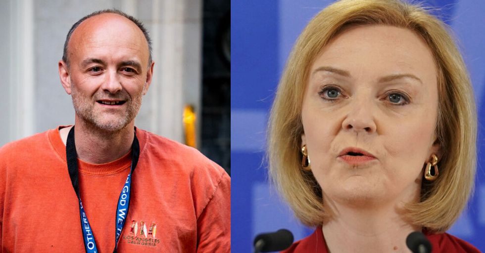 Dominic Cummings and Liz Truss