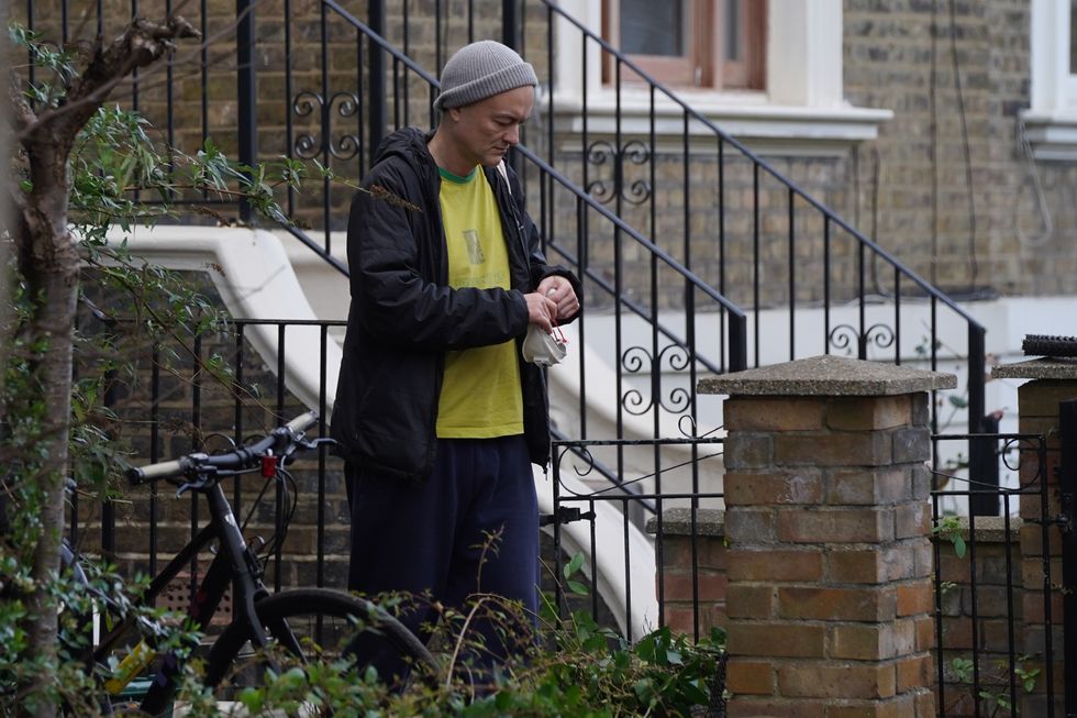 Dominic Cummings, former Chief Adviser to Prime Minister Boris Johnson, leaves his home in north London. Picture date: Tuesday February 1, 2022.