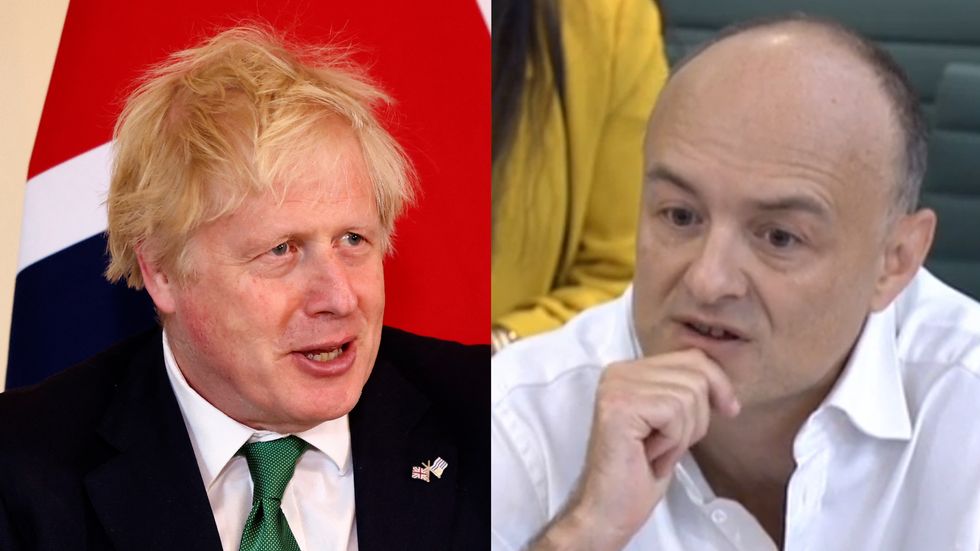 Dominic Cummings has been accused of leaking the pictures