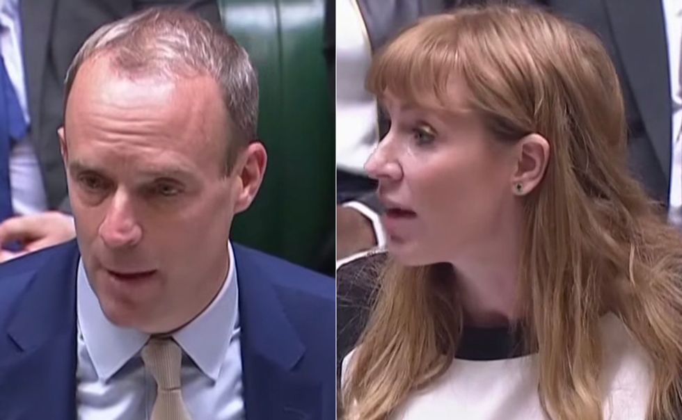 Dominic Raab and Angela Rayner