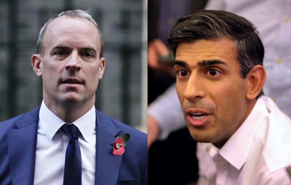 Dominic Raab and Rishi Sunak