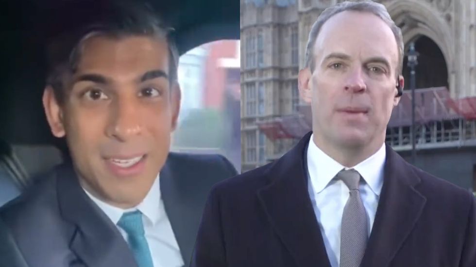 Dominic Raab defends Rishi Sunak after PM fined for not wearing seatbelt - 'He's a human!'