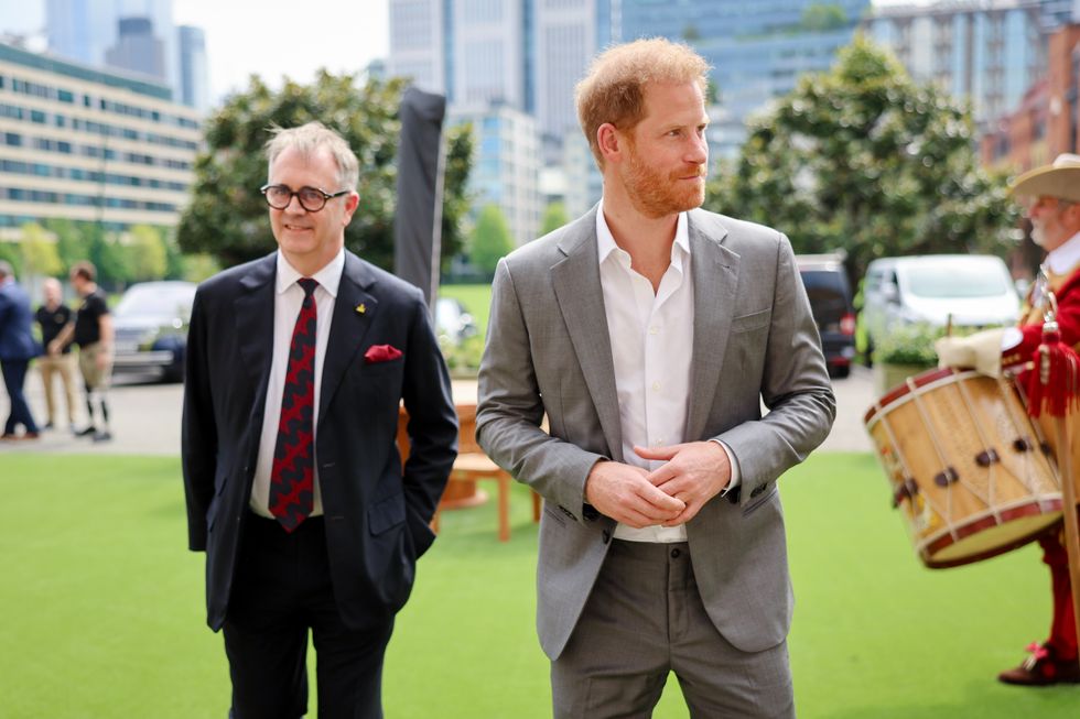 Dominic Reid OBE, CEO, Invictus Games Foundation and Prince Harry, The Duke of Sussex, Patron of the Invictus Games Foundation