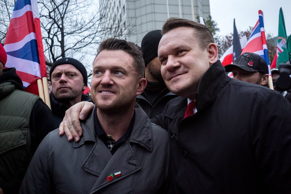 Dominik Tarczynski and Tommy Robinson