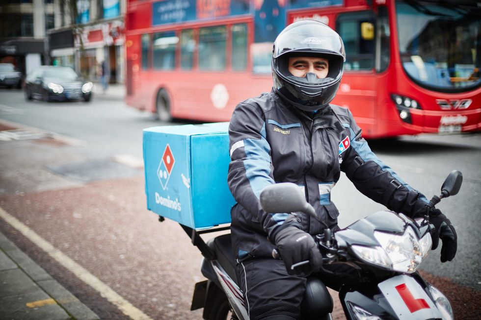 Domino's delivery driver