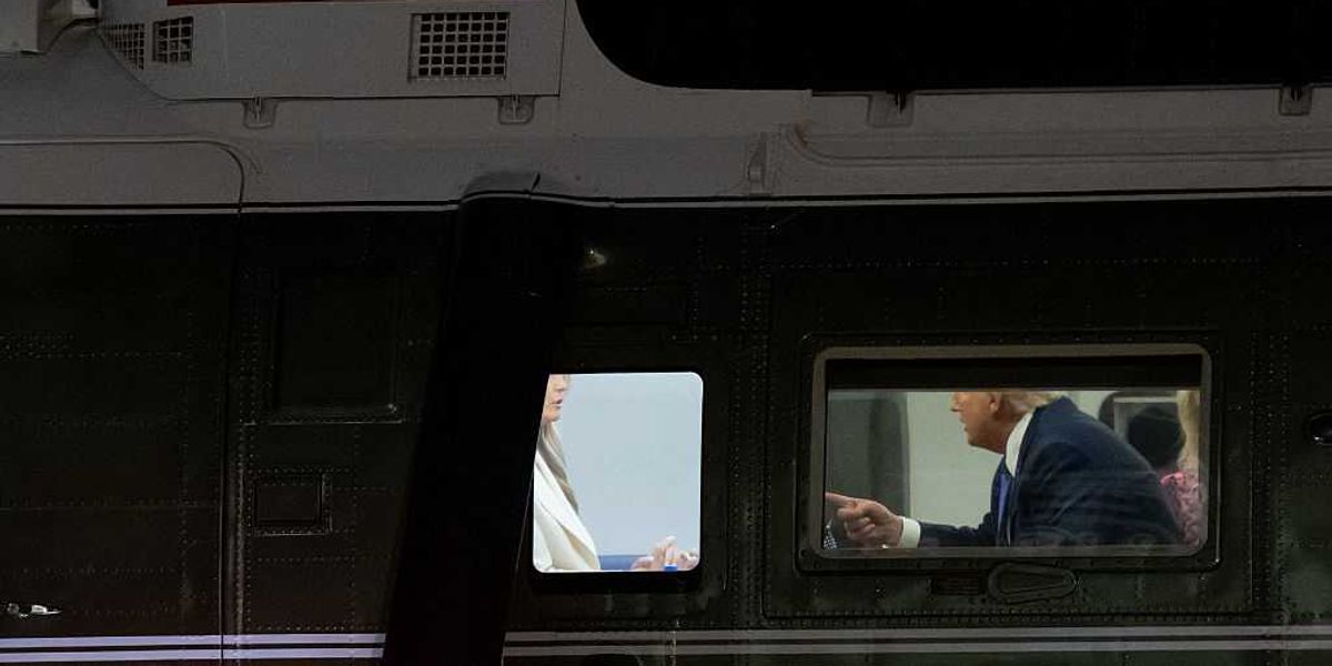 NextImg:Donald and Melania Trump caught in fiery row as US President seen waving finger at First Lady as she shakes her head