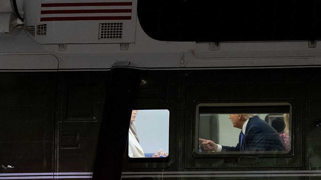 Donald and Melania Trump caught in fiery row as US President seen waving finger at First Lady as she shakes her head