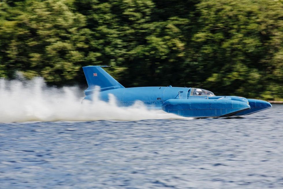 Donald Campbell's iconic Bluebird