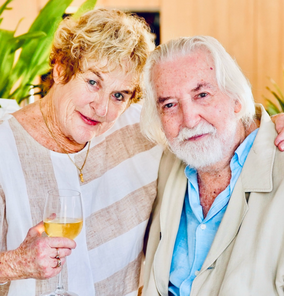 Donald Macdonald and friend