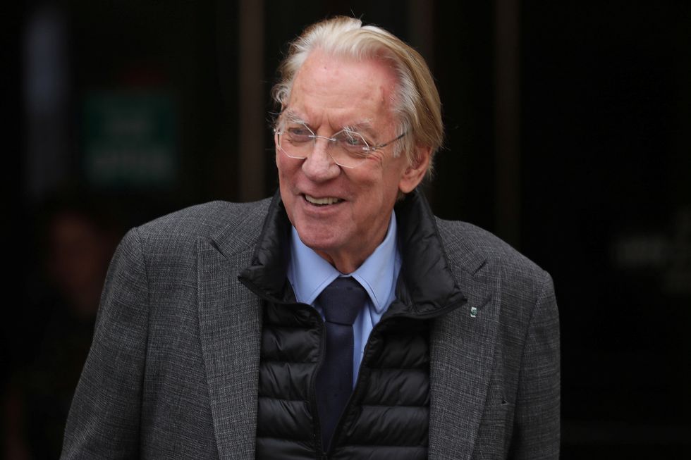 Donald Sutherland arrives for the special screening of "The Leisure Seeker" at the AFI Film Festival in Los Angeles, California