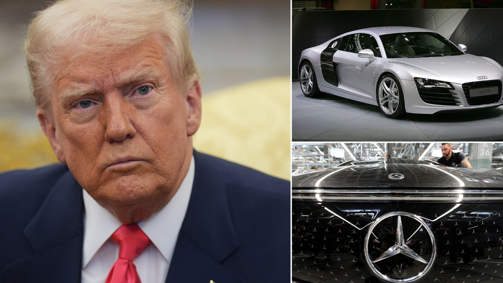Donald Trump and Audi and Mercedes Benz