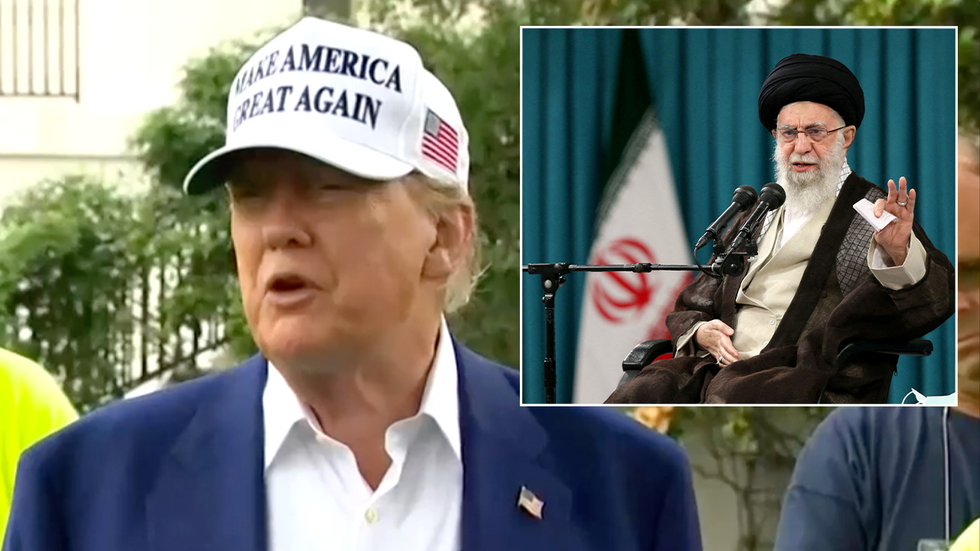 Donald Trump and Ayatollah Ali Khamenei
