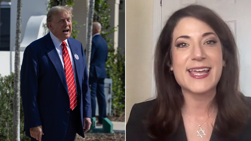Donald Trump and Batya Ungar-Sargon