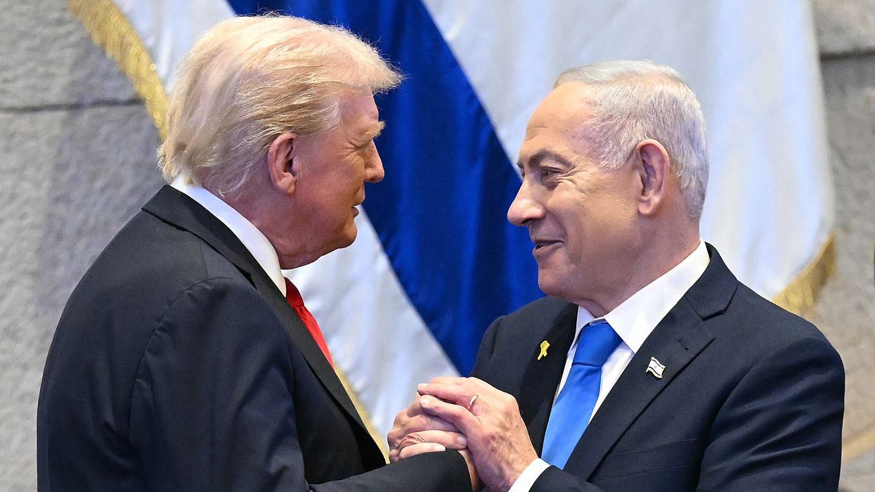 Donald Trump and Benjamin Netanyahu