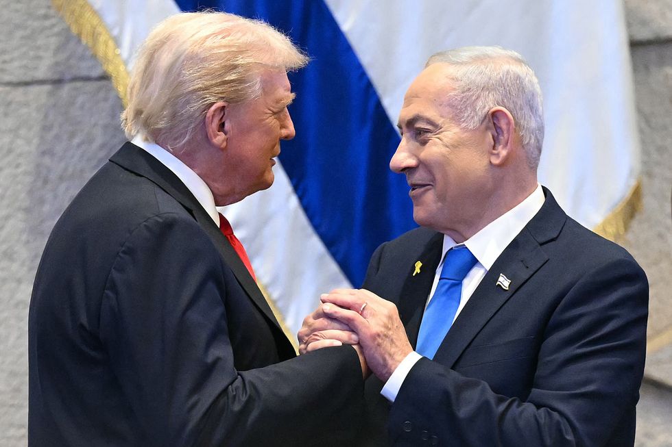 Donald Trump and Benjamin Netanyahu