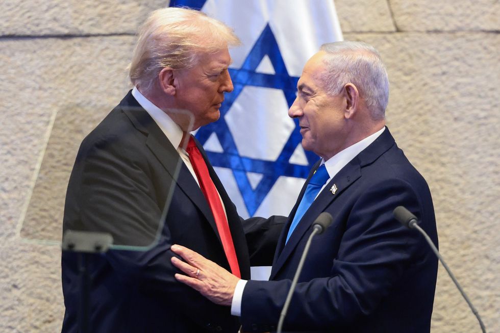 Donald Trump and Benjamin Netanyahu