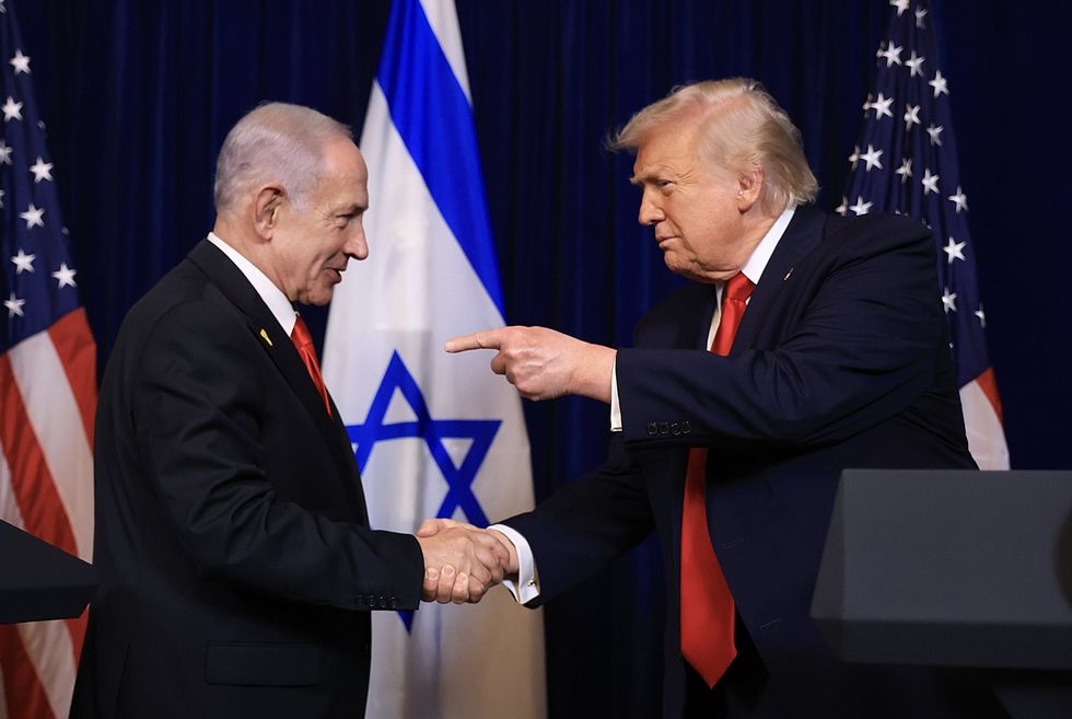 Donald Trump and Benjamin Netanyahu