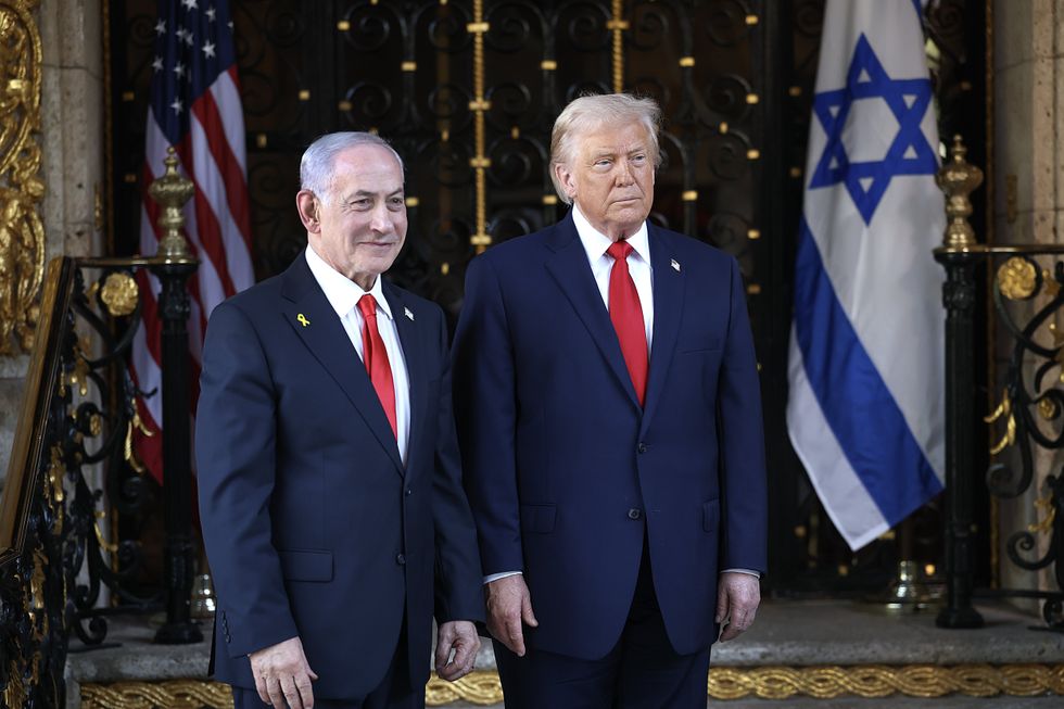 Donald Trump and Benjamin Netanyahu