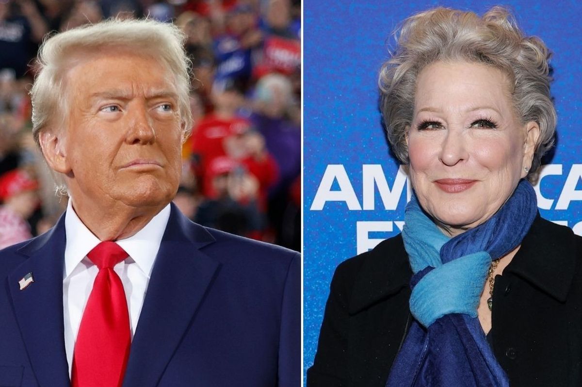 Donald Trump and Bette Midler
