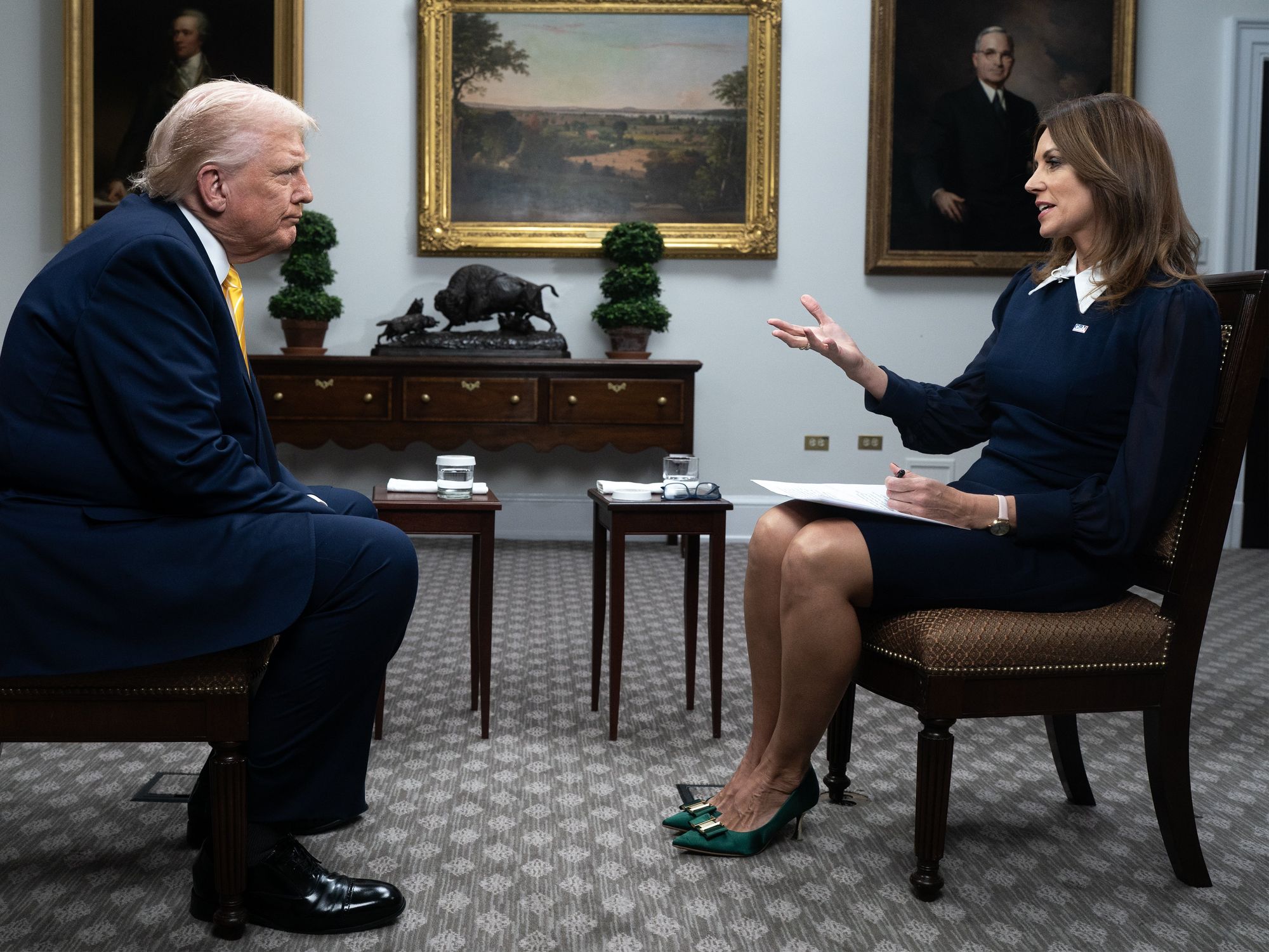 Donald Trump and Bev Turner