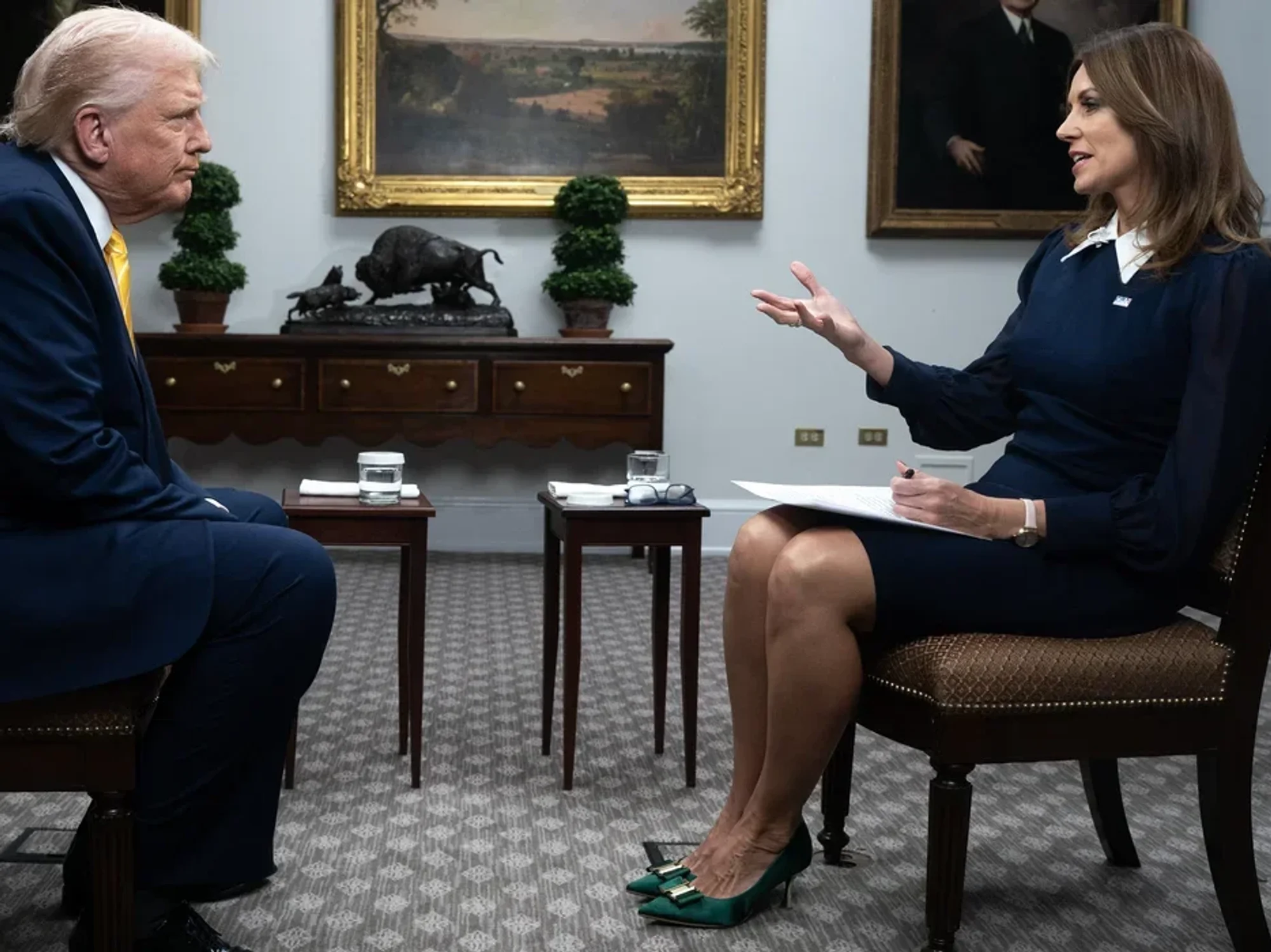 Donald Trump and Bev Turner