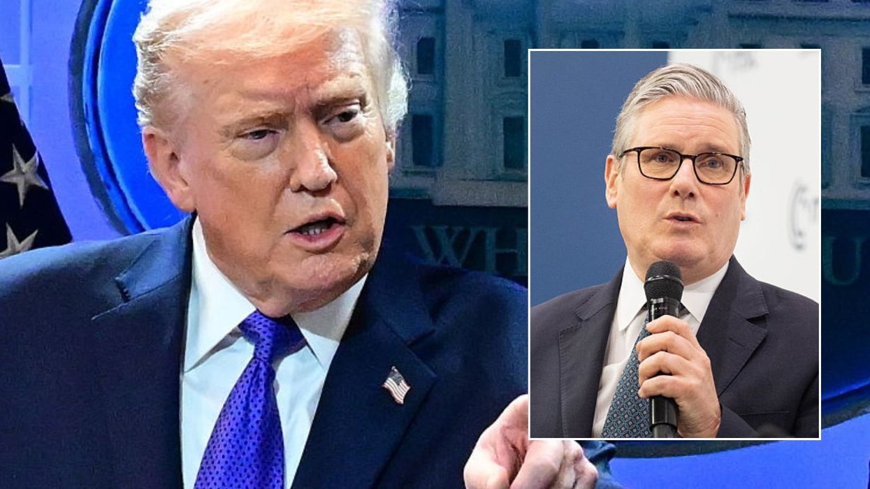 Donald Trump and Bridget Phillipson