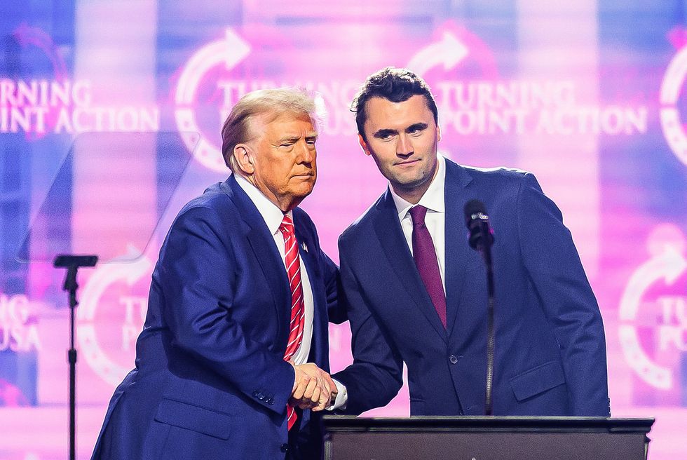 Donald Trump a Charlie Kirk
