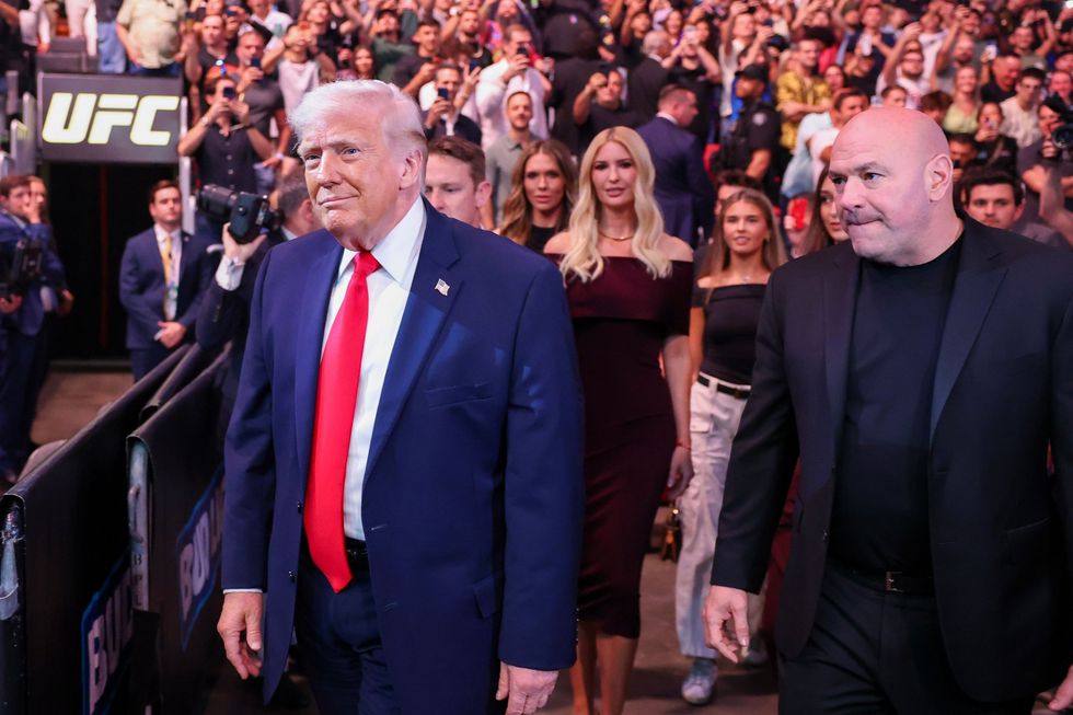 Donald Trump and Dana White