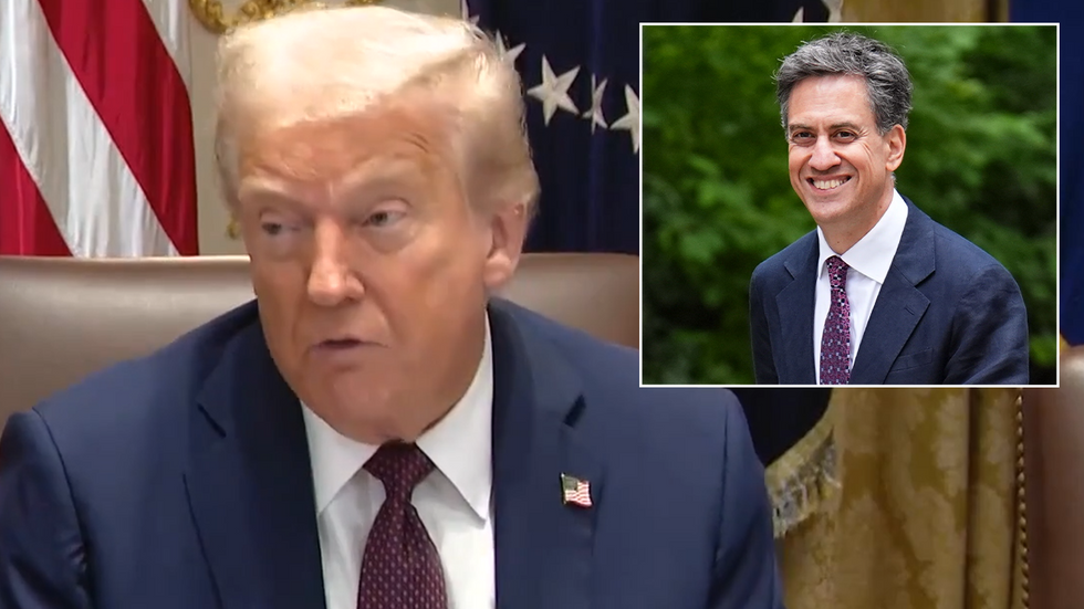 Donald Trump and Ed Miliband