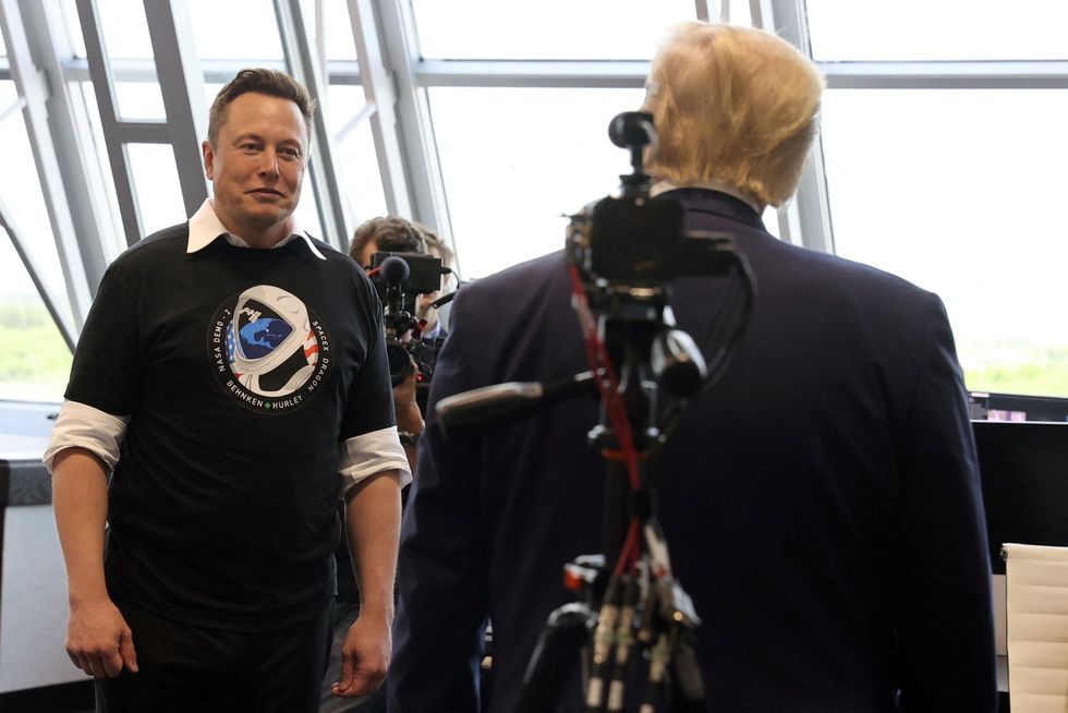 Donald Trump and Elon Musk