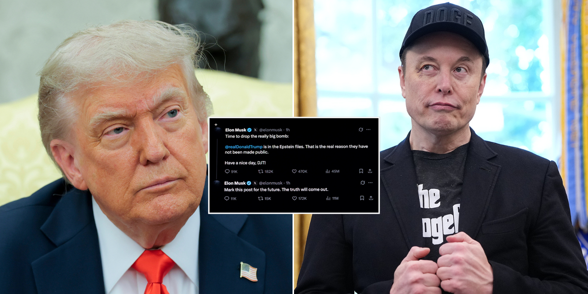 NextImg:Elon Musk deletes Jeffrey Epstein tweet following major public spat with Donald Trump