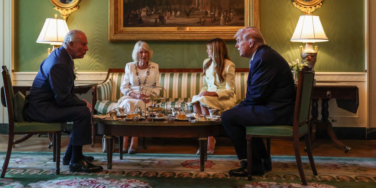 Donald Trump and King Charles sit down for tea with Melania Trump and Queen Camilla as President to discuss ‘everything’ Donald Trump and King Charles sit down for tea with Melania Trump and Queen Camilla as President to discuss ‘everything’