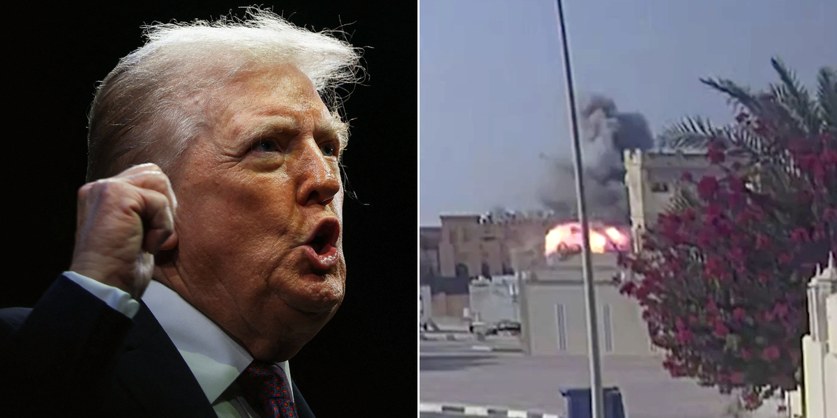NextImg:Donald Trump rages at Israel after devastating strike on Hamas chiefs - and reveals: 'I tried to stop it!'