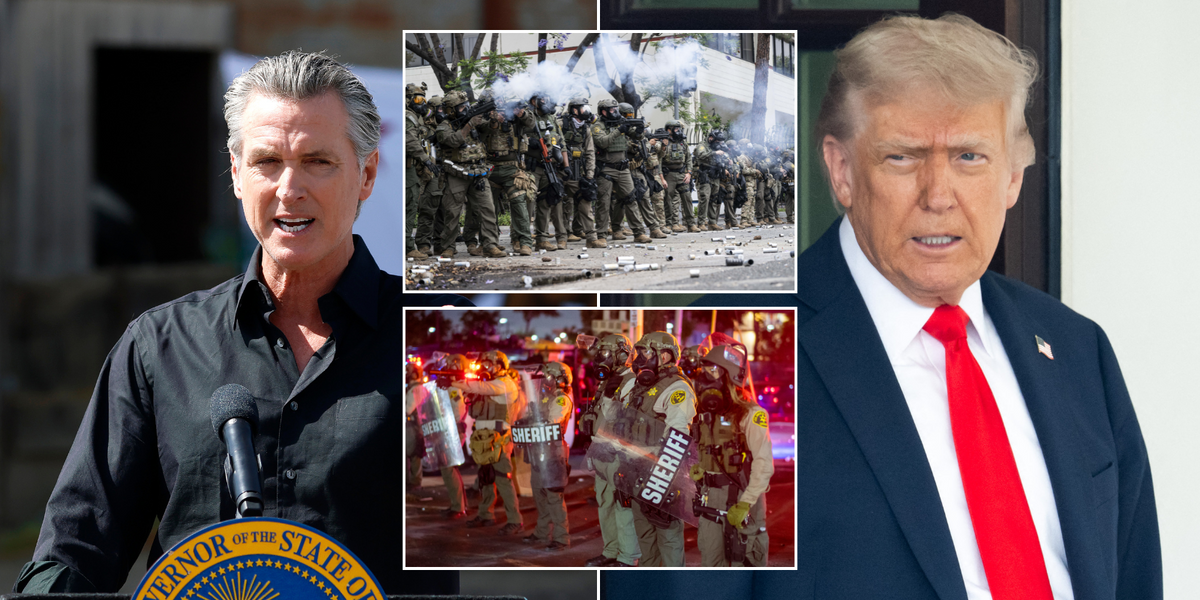 NextImg:Donald Trump to be SUED by California governor over 'unlawful' National Guard deployment