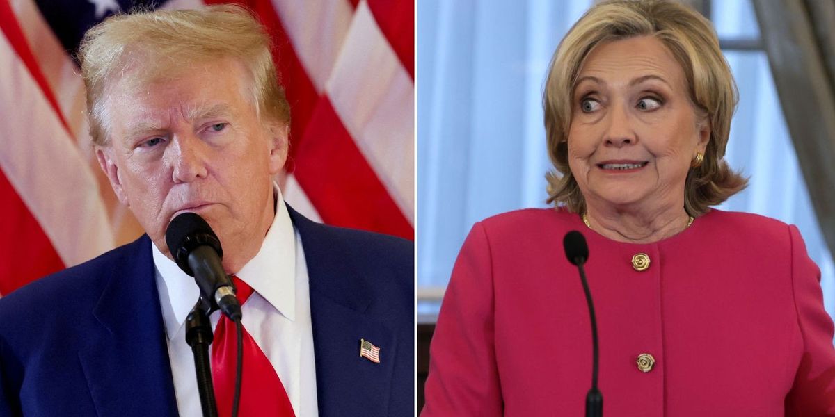 NextImg:Hillary Clinton sparks fury with tweet comparing Trump with Adolf Hitler