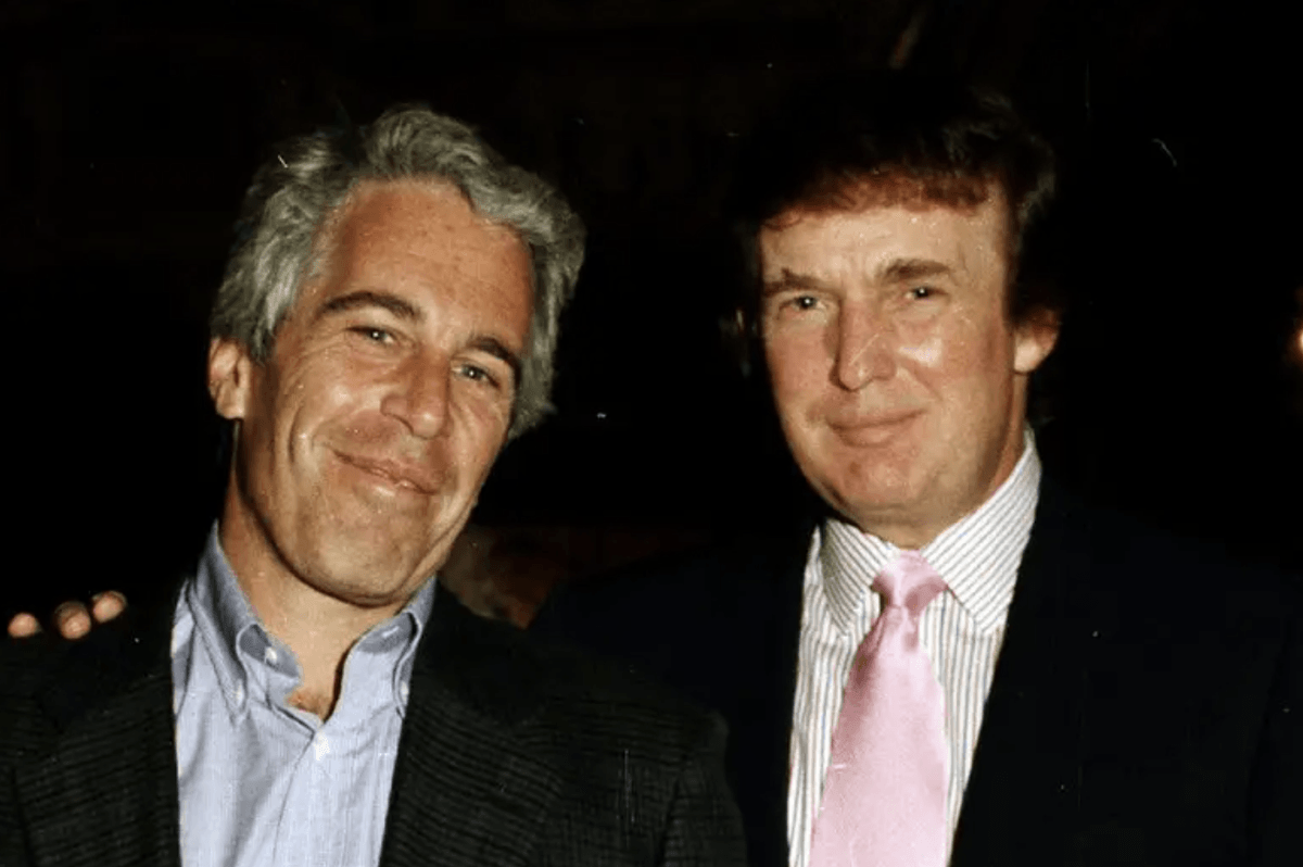 Donald Trump and Jeffrey Epstein