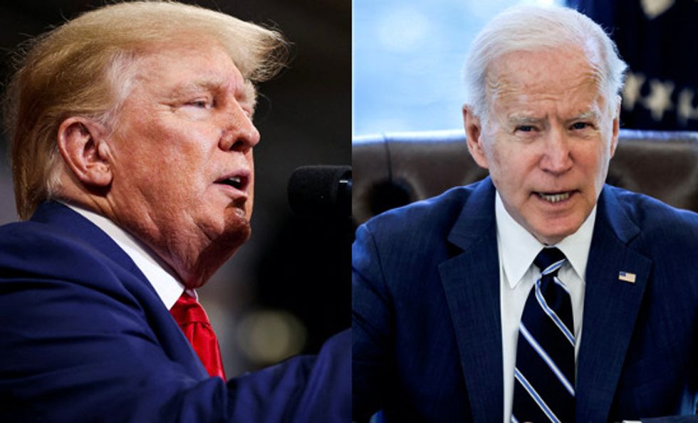 Donald Trump and Joe Biden