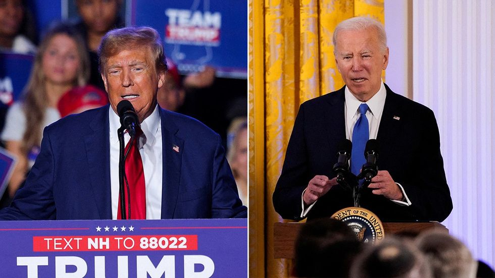Donald Trump and Joe Biden