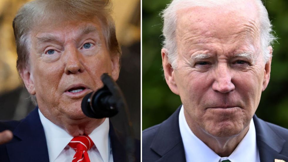 Donald Trump and Joe Biden