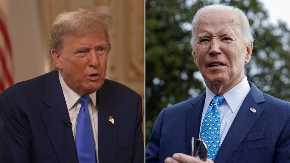 Donald Trump and Joe Biden