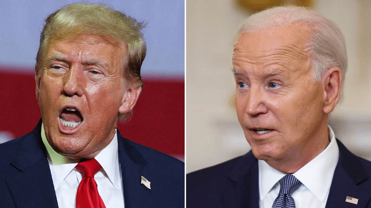 Donald Trump and Joe Biden