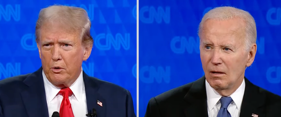 Donald Trump and Joe Biden