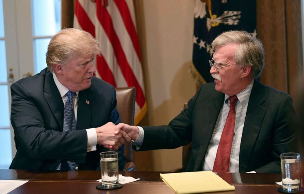 Donald Trump and John Bolton were close until their infamous bust-up in 2019